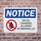 Signmission No Oil Changes In Parking Lot OSHA Notice Sign, Aluminum, 10in W x 7in L, 2PK OS-2PACK-NS-A-710-L-16150 - alternate 8